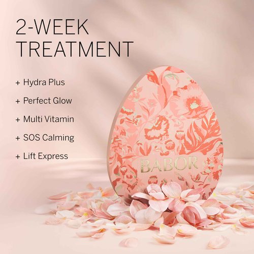 BABOR Spring Egg with 14-Day Hydrating & Anti-Aging Ampoule Treatment for a Radiant Complexion, Best for Dry Mature Skin Looking for a Spring Refresh