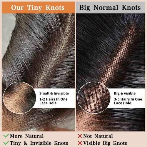 Anknia 13x4 SKINLIKE Real HD Lace Frontal Only Human Hair 13x4 Body Wave Frontal Closure 0.10mm Ultra Thin Invisible Lace Pre-plucked Melted Hairline Natural Black 18 Inch