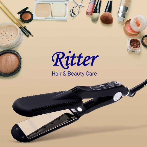 Mirror-Titanium Flat Iron Hair Straightener, 1.75" Wide, Ionic, 260F Up to 480F, 21 Temperature Settings, MCH 85Watt Heaters Keeps Heat with Wet Hair. 110V/220V, Smooth Silky Hair in a Minute. XSZ-10