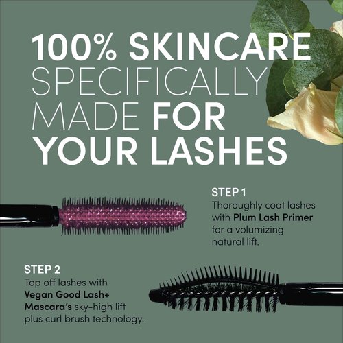 Fitglow Beauty Sky-High Lifting Primer + Mascara Set | 2-Step Lash Routine for Fuller, Thicker, Stronger Lashes | Volumizing, Lengthening & Clump-Free | Clean Beauty