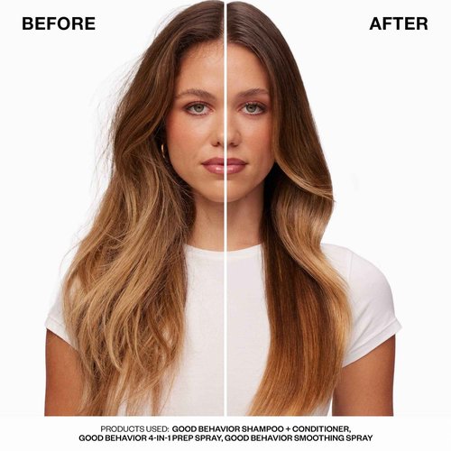 IGK GOOD BEHAVIOR Ultra Smooth Conditioner Liter | Frizz Control + Hydrates + Shine | Vegan + Cruelty Free | 33.8 Oz