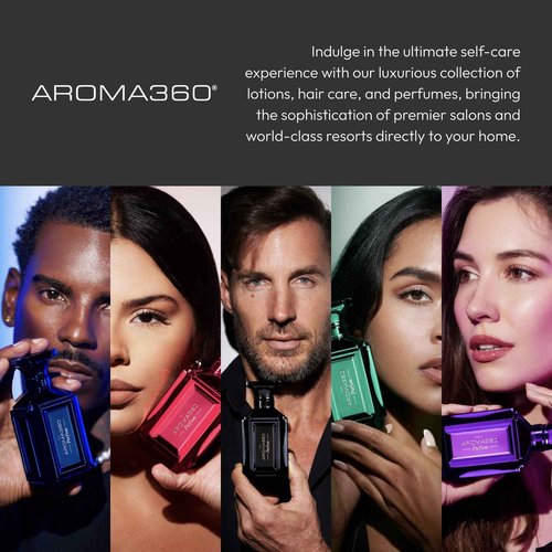 Aroma360 Women's Perfume - Luxurious Fragrance - Notes of Grapefruit, Amber, Peppercorn & Sea Moss - Red, 100mL/3.38 fl oz