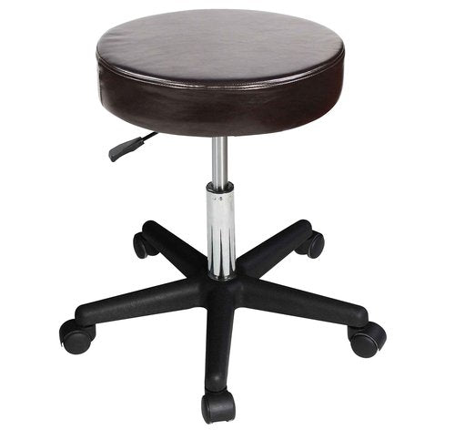 Master Massage Pneumatic/Hydraulic/Beauty/Swivel/Tattoo/Nanoskin Upholstery in Luster Stool, Coffee