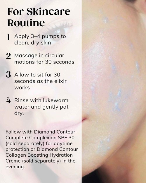 KAPLAN MD Diamond Contour Supercharged 1 Minute Daily Facial - Anti-Aging Serum for Face with Exfoliating Crushed Diamonds & Fruit Enzymes - Radiant & Smooth Skin for Women of All Ages - 3.0 fl oz
