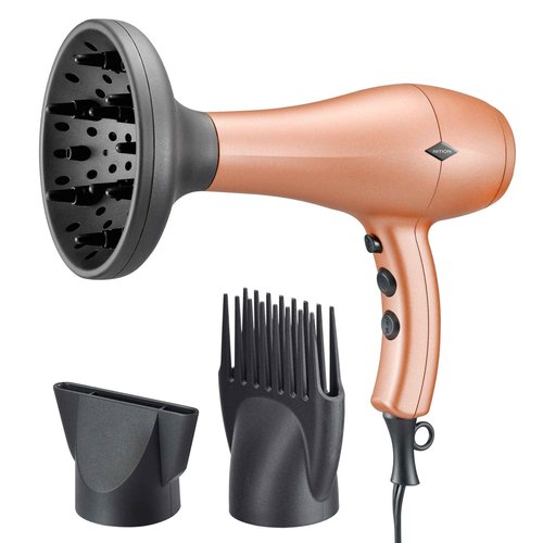 NITION Pro Salon Hair Flat Iron Styling Tools Hair Straightener and Hair Dryer with Diffuser/Comb Set