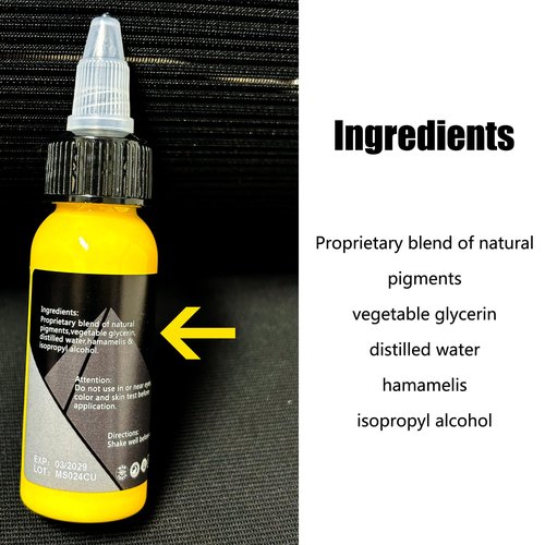 Mummy Primary Tattoo Ink Set 1 oz (30ml) 8 Colors Tattoo Pigment Kit Ink for Tattoo Supply