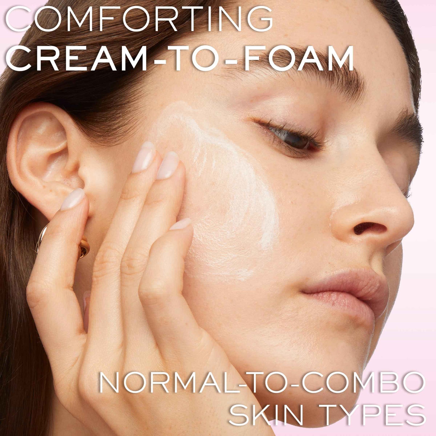 Lancôme Hydrating and Plumpling Skincare Duo - Créme Mousse Confort Foaming Facial Cleanser 4.2 Fl Oz & Génifique Radiance Boosting Anti-Aging Face Serum 0.67 Fl Oz.