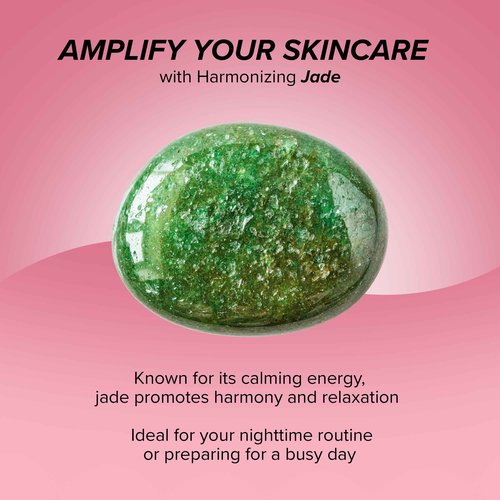 Skin Gym Jade Facial Roller & Gua Sha Tool Workout Set, Revitalizing Skincare for Enhanced Glow & Smooth Skin