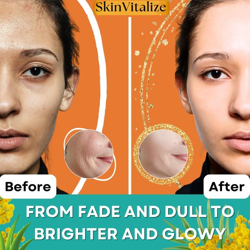 SkinVitalize CE Ferulux Vitamin C Serum - 30ml: Advanced CE Formula to Fight with Wrinkles, Fine Lines, Uneven Skin Tone, Dark Spot Correction Perfect for Skin Care Routine, Anti Aging Face Serum