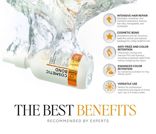 blust on Cosmetic Bond - Advanced Hair Repair Treatment for Chemically Treated Hair - Anti-Frizz Serum - Professional Cuticle Repair & Deep Hydration - 60 ml