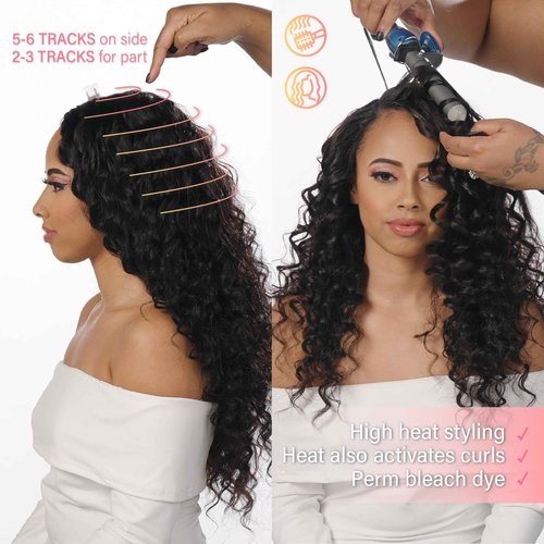 Sensationnel Pearlish bundle human hair - euro body deep pearl conditioned 15a soft remy beauty supply sew in or glue on bundles (14 Inch, NATURAL)