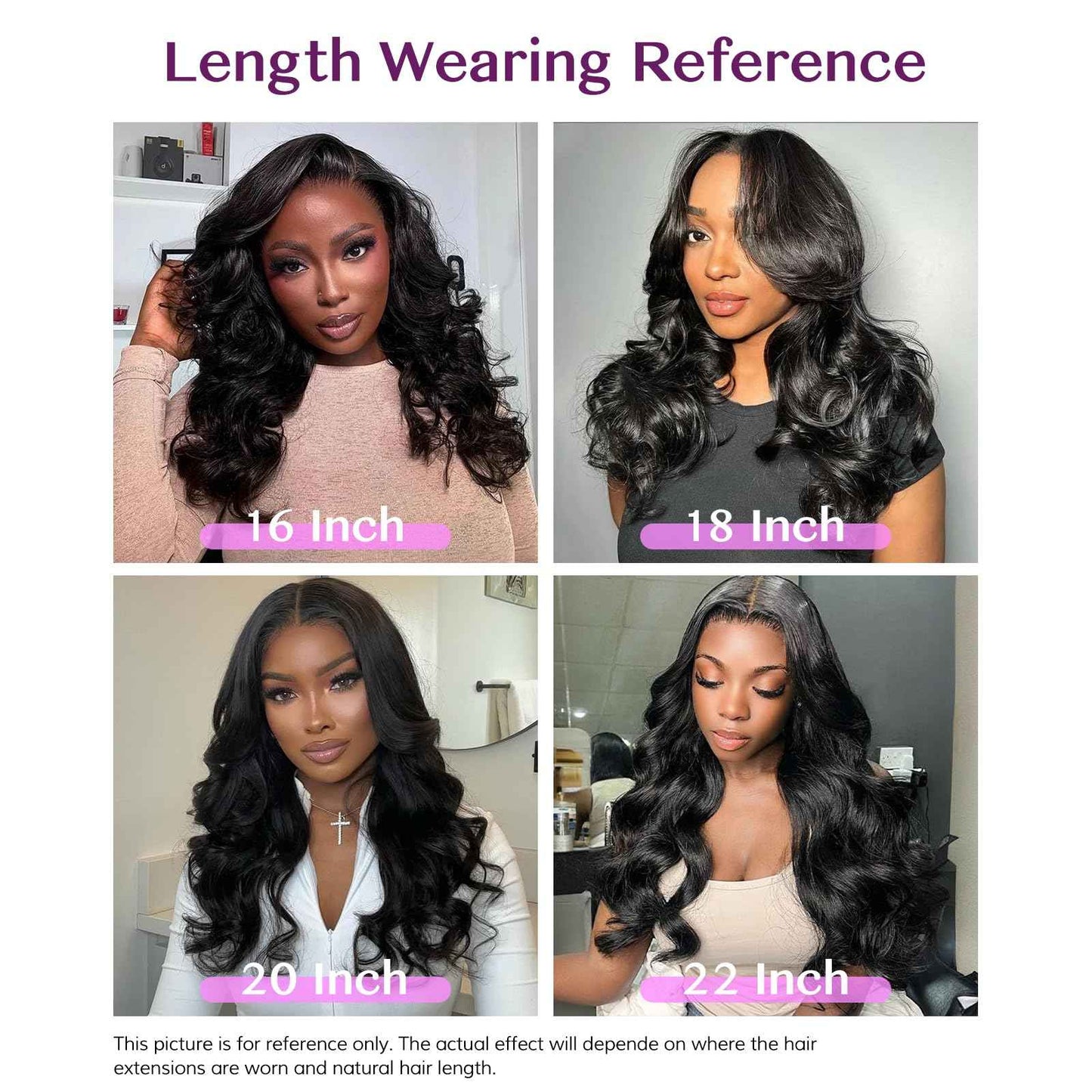 IDN BEAUTY Seamless Clip In Hair Extensions Human Hair, Body Wave 16 Inch 110g 7pcs Natural Black Real Virgin Human Hair Seamless Clip Ins For Black Women PU Weft Invisible Edge