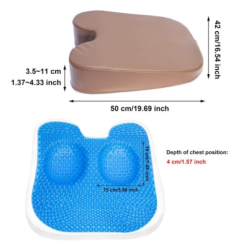 Breast Support Massage Table Quality Bolster Support Pad PU And Silicone Gel Chest Mat Beauty Salon U-shaped Elitzia ET30499