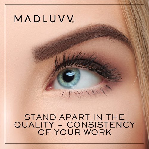 MADLUVVV 2-in-1 Microblading Sterile Pen for Professional Brow Artistry, Premium Micro Hair Strokes & Shading, Disposable Double Sided Pens for Eyebrow Pigment Ink - #12/5R