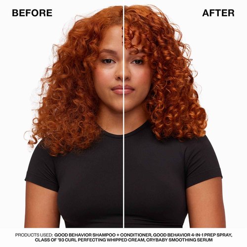 IGK GOOD BEHAVIOR Ultra Smooth Shampoo Liter | Frizz Control + Hydrates + Shine | Vegan + Cruelty Free | 33.8 Oz