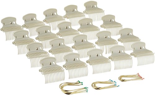 BaBylissPRO Hot Rollers For All Hair Lengths, Nano Titanium Hair Styling Tools & Appliances, 20 Count (Pack of 1) BABNTCHV21