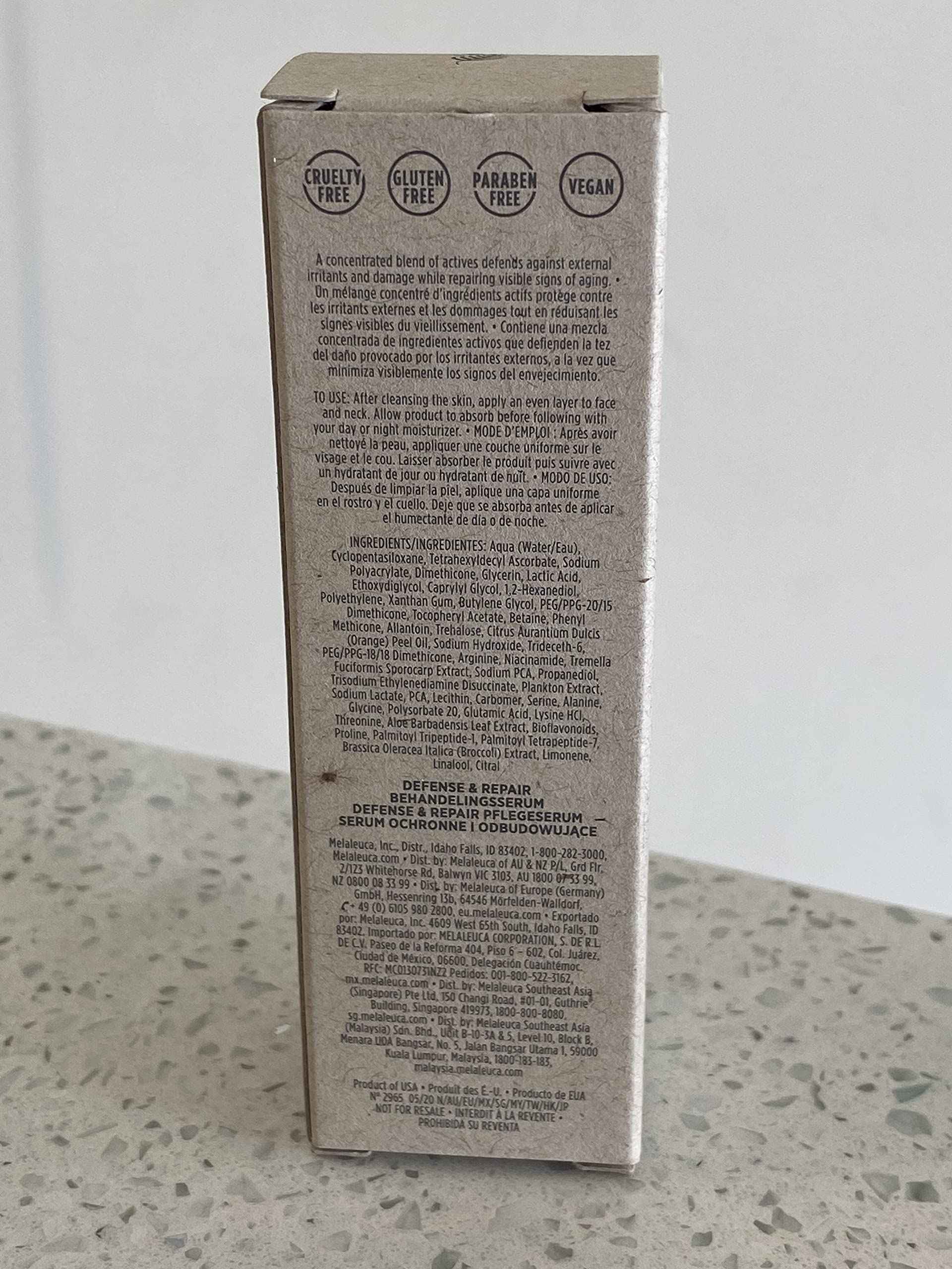 Melaleuca Sei Bella Defense & Repair Treatment Serum - Vitamin C Skin Defense - 1fl oz / 30ml