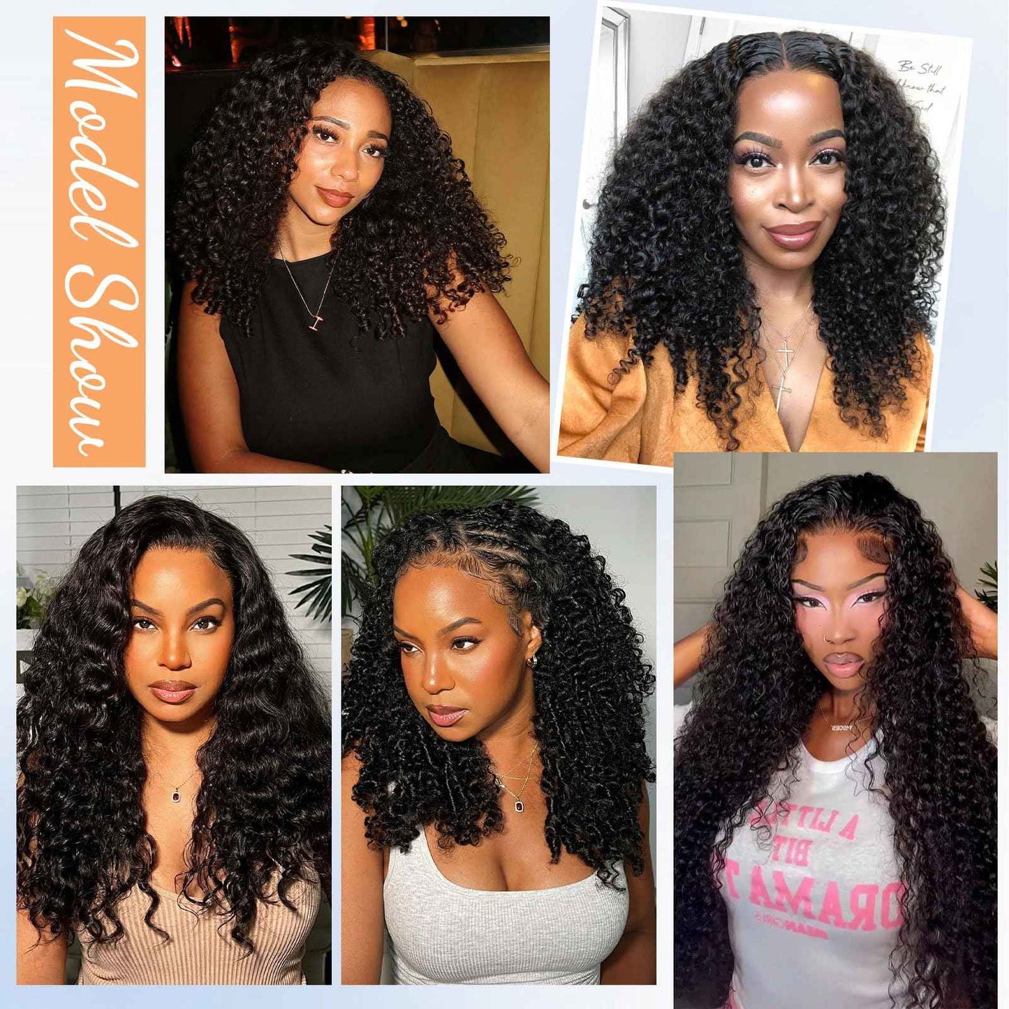 13x6 Frontal Human Hair Burmese Curly HD Transparent Lace Ear to Ear Lace Frontal Closure With Baby Hair Free Part 100% Virgin Human Hair Natural Black 14 Inch