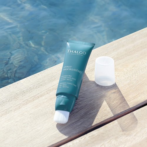THALGO Marine Skincare, Wrinkle Correcting Pro Mask, Hyaluronic Acids and Marine Pro-Collagen Face Mask, 50ml, 1.69 fl. oz.