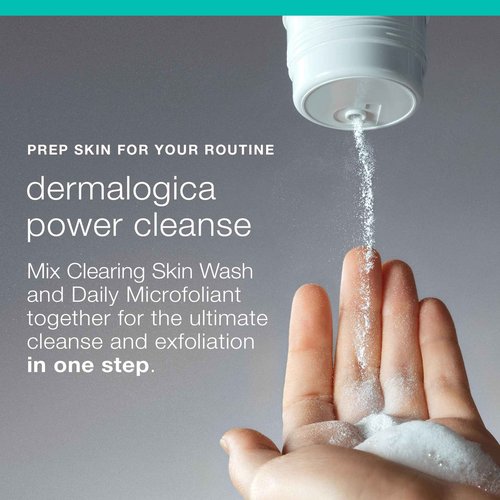 Dermalogica Clearing Skin Wash (16.9 Fl Oz) Anti-Aging Acne Face Wash - Natural Breakout Clearing Foam with Salicylic Acid and Tea Tree Oil