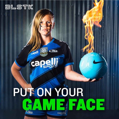 BLSTK Athletics - Sports Eye Black Temporary Tattoos (Cross - 12 Pack) Made in The USA No Grease, No Mess, Fast Application Eye Black Accessories for Football, Baseball, Softball, Lacrosse & More