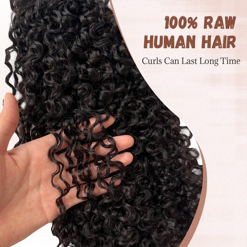 Burmese Bundles Premium Raw 100% Human Hair Water Wave High Rate 15A Unprocessed No Stray Short Hair Extensions Triple Lifespan Excellent Fullness Extra Thick From Top to End Black 22inch