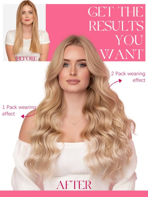 Sew in Hair Extensions Real Human Hair One Piece 22inch Genius Wefts Hair Extensions Human Hair Invisible Chestnut Brown Mixed Dark Brown with Dark Brown Roots Genius Weft Human Hair 60 Grams