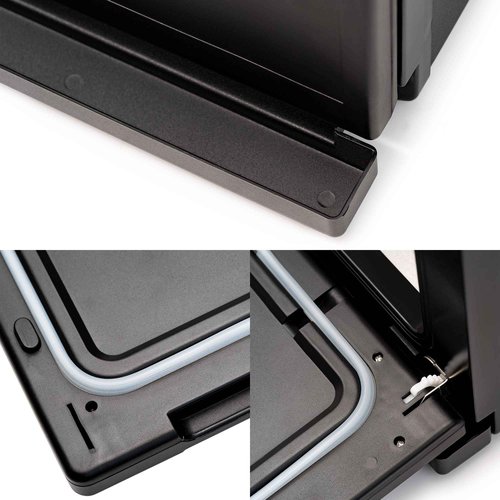 WYZworks – 7.5L Hot Towel Warmer & UV Sterilizer Cabinet with 158°F-176°F Degree Aluminum Electric Interior, Towel Cabinet Heater Equipment for Facial Spa, Salon, and Barber – Black