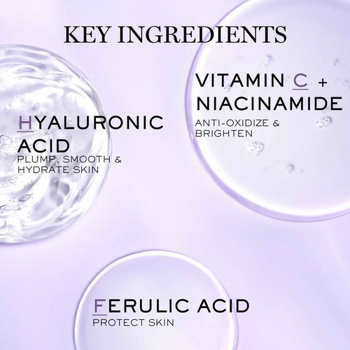 Lancôme Rénergie H.C.F. Triple Serum – Anti-Aging Serum with Hyaluronic Acid, Vitamin C, Niacinamide & Ferulic Acid, Targets Wrinkles, Brightens Dark spots - O.85 Fl. Oz