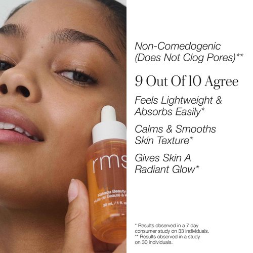 RMS Beauty Kakadu Beauty Oil – Potent Antioxidant Face Oil with Vitamin C-Rich Kakadu Plum, Hydrating & Brightening Serum for Radiant, Youthful Skin, 30ml