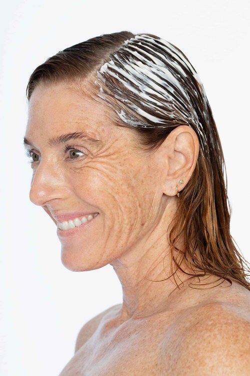 Stripes Naomi Watts Helping Strands Bundle Scalp Serum Hair Thickening Mask Full Size Improves Density And Thickness Creates Shine