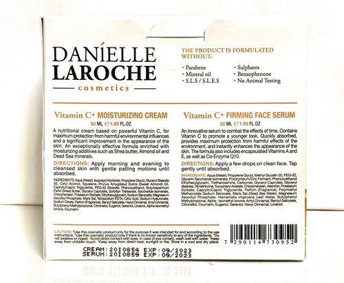Danielle Laroche Vitamin C+ Moisturizing & Firming Duo