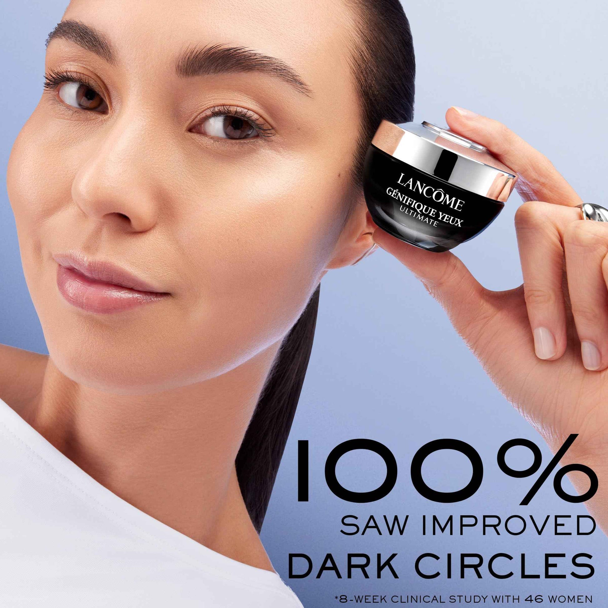 Lancôme Génifique Eye Cream - For Dark Circles & Fine Lines - With Bifidus Prebiotic, Hyaluronic Acid & Vitamin Cg - 0.67 Fl Oz