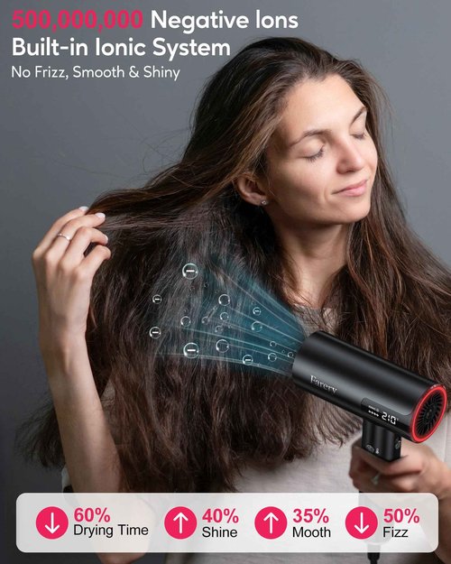 Farery PRO 3-in-1 Thermal Brush Set & FARERY H8 Professional Ionic High Speed Hair Dryer