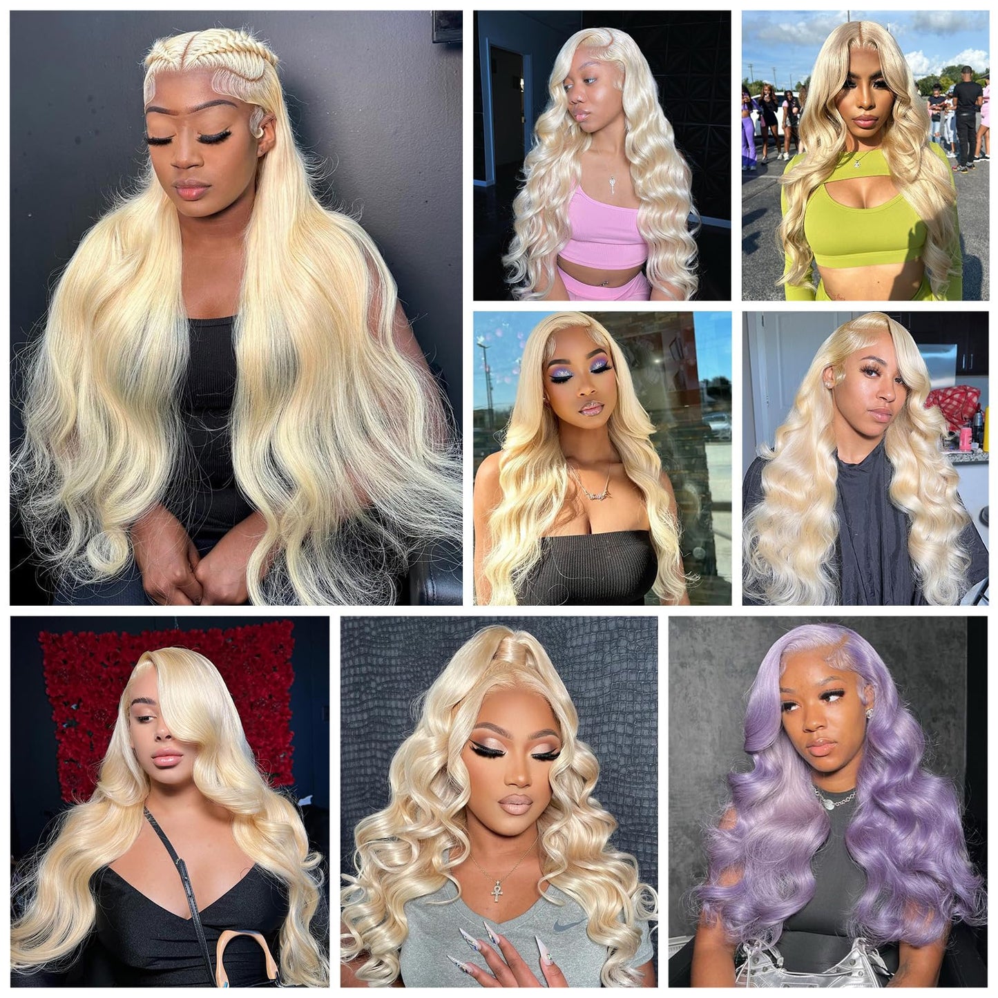 Pangm 613 13x6 Lace Front Wig Human Hair 200 Density HD Body Wave Blonde Lace Front Wigs Human Hair Pre Plucked Lace Frontal Wig 13x6 Blonde Wig Human Hair 28 Inch