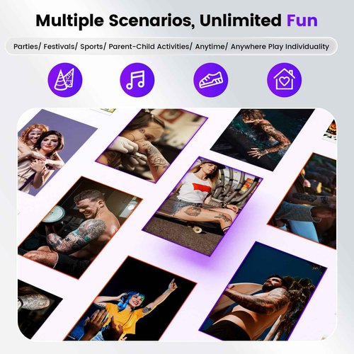 Tattoo Stencil Printer, TP31 Mini Thermal Tattoo Printer Machine with 30pcs Transfer Paper, Bluetooth Stencil Printe for Temporary Tattoos, Artists & Beginners, Compatible with Smartphone & Tablet