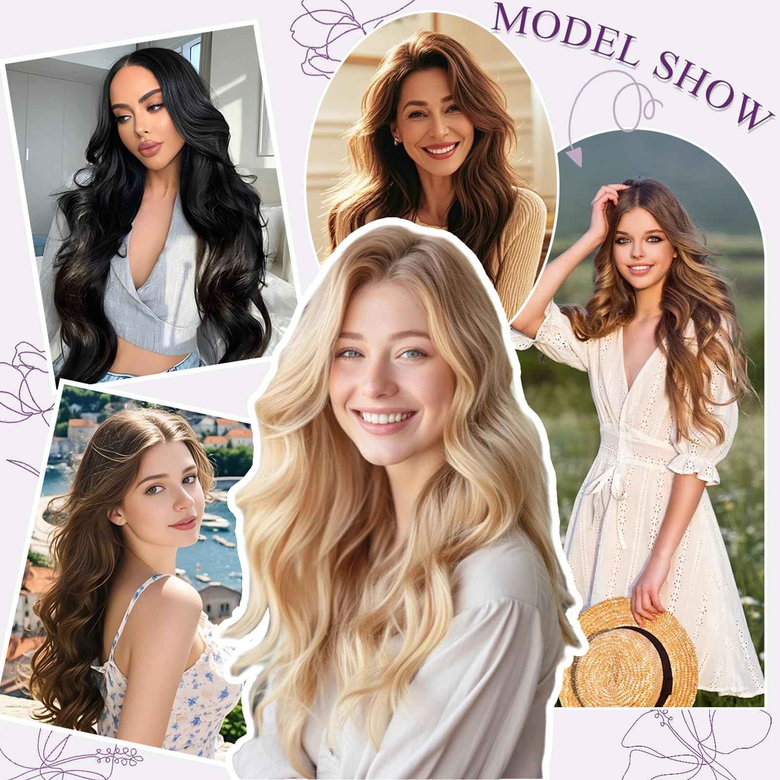 Human Hair Clip in Extensions #2 Dark Brown Clip in Hair Extensions Real Human Hair Straight Clip ins Extensions for Women 18 Inch 85g 7Pcs Easy to Styling