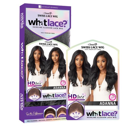 Sensationnel What Lace 13X6 Wigs - Adanna Lacefrontal Hand Tied Glueless Synthetic With Natural Density Preplucked Hairline (FLAMBOYAGEMOCHA)