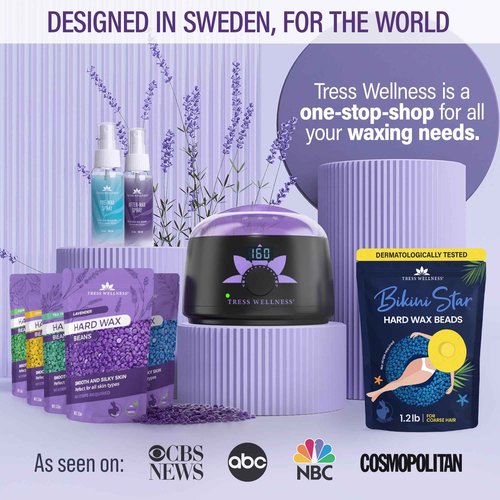 Tress Wellness Wax Warmer Kit with Bikini Wax