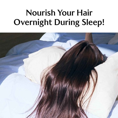 LADOR Snail Sleeping Hair Ampoule Serum - Intensive Overnight Leave-In Mask - Treatment for Frizzy Dry Damaged Thinning Hair Korean Haircare