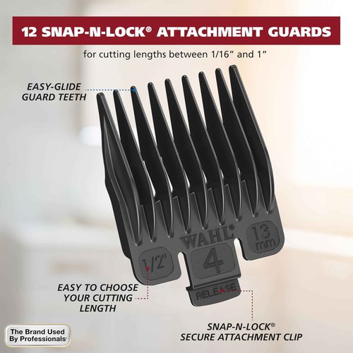 Wahl Clipper Cordless Chrome Pro Hair Clippers for Men and Battery Hair Trimmer Combo for Full Haircuts and Touch-Up Trims – Model 3026590