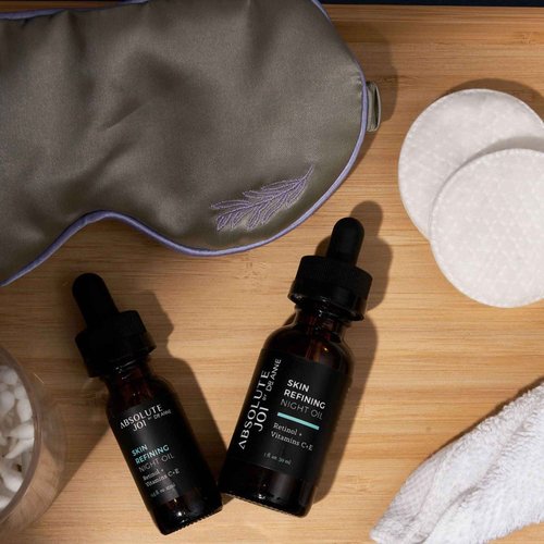 Retinol Oil Serum with Vitamin C, Skin Refining Night Oil for Fine Lines and Hyperpigmentation with Sensitive Skin Friendly Granactive Retinoid - Unscented - 1 Fl Oz Full Size