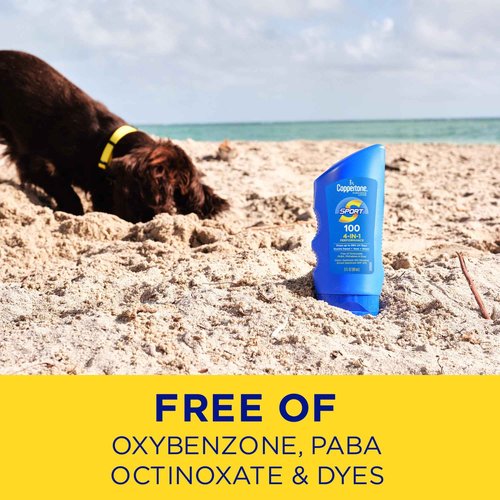 Coppertone SPORT Sunscreen Lotion Broad Spectrum SPF 100 (3 Fluid Ounce) (Packaging may vary) (Pack of 12)