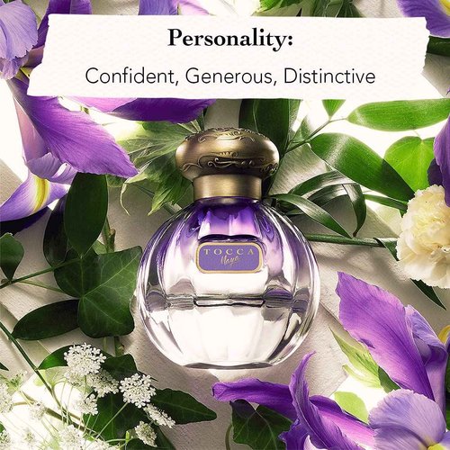 Tocca Women's Eau de Parfum, Maya Fragrance, 1.7oz (50 ml) - Warm Floral, Wild Iris, Blackcurrant, Patchouli Heart - Hand-Finished Bottle