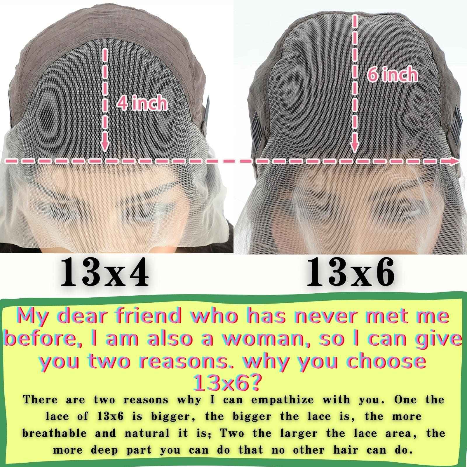 30 Inch Lace Front Wig Human Hair 13x6 HD Body Wave Lace Front Wigs Human Hair Pre Plucked 180 Density Frontal Wigs Human Hair wigs for Black Women 10A Glueless Wigs Human Hair Pre Plucked wig