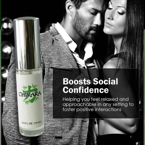 Love Scent Chikara Pheromone Cologne for Men, High Concentration Pheromone Spray, Mens Pheromones Cologne to Attract Women, Long Lasting (15 ML) - 2 Pack