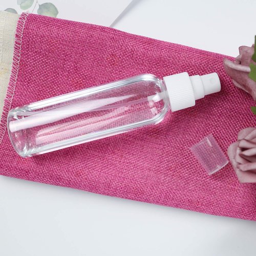 TRENDBOX 4oz Travel Size Spray Bottles, 80 Pack Fine Mist Small Empty Plastic Spray Bottle, Leak Proof BPA-Free Travel Essentials Cosmetic Containers