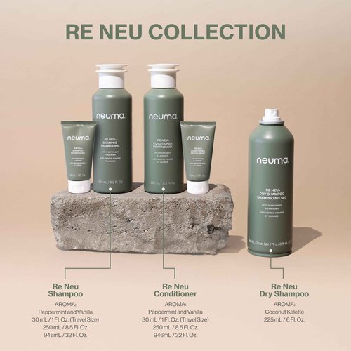 NEUMA Re Neu Conditioner 32 Fl. Oz. Revitalizing Conditioner Sulfate Free Paraben Free, Peppermint & Vanilla Scent