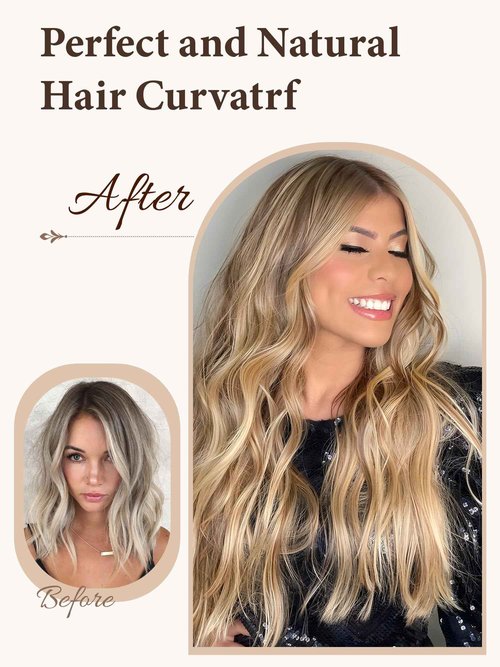 Clip in Hair Extensions for Women,#16/22 Light Blonde with Remy Human Hair Extensions Real Human Hair 125g 9Pcs Invisible Seamless Real Human Hair (16inch)