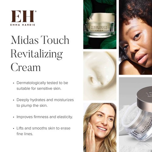 Emma Hardie Hydrate & Protect Kit, Gift Sets Includes: 50ml Moringa Cleansing Balm, 15ml Midas Touch Revitalising Cream, 15ml Protect & Prime SPF30 Cream, 15ml Pink Clay Detox Mask & a Cleansing Cloth